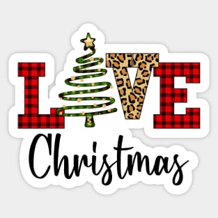 Love Christmas Sticker